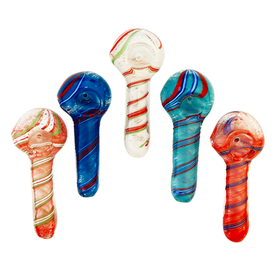 Artisan 3.5-inch Spiral Dry Herb Pipe