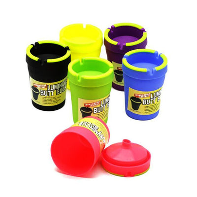 Luminous Acrylic Ashtray - 12 Piece Set