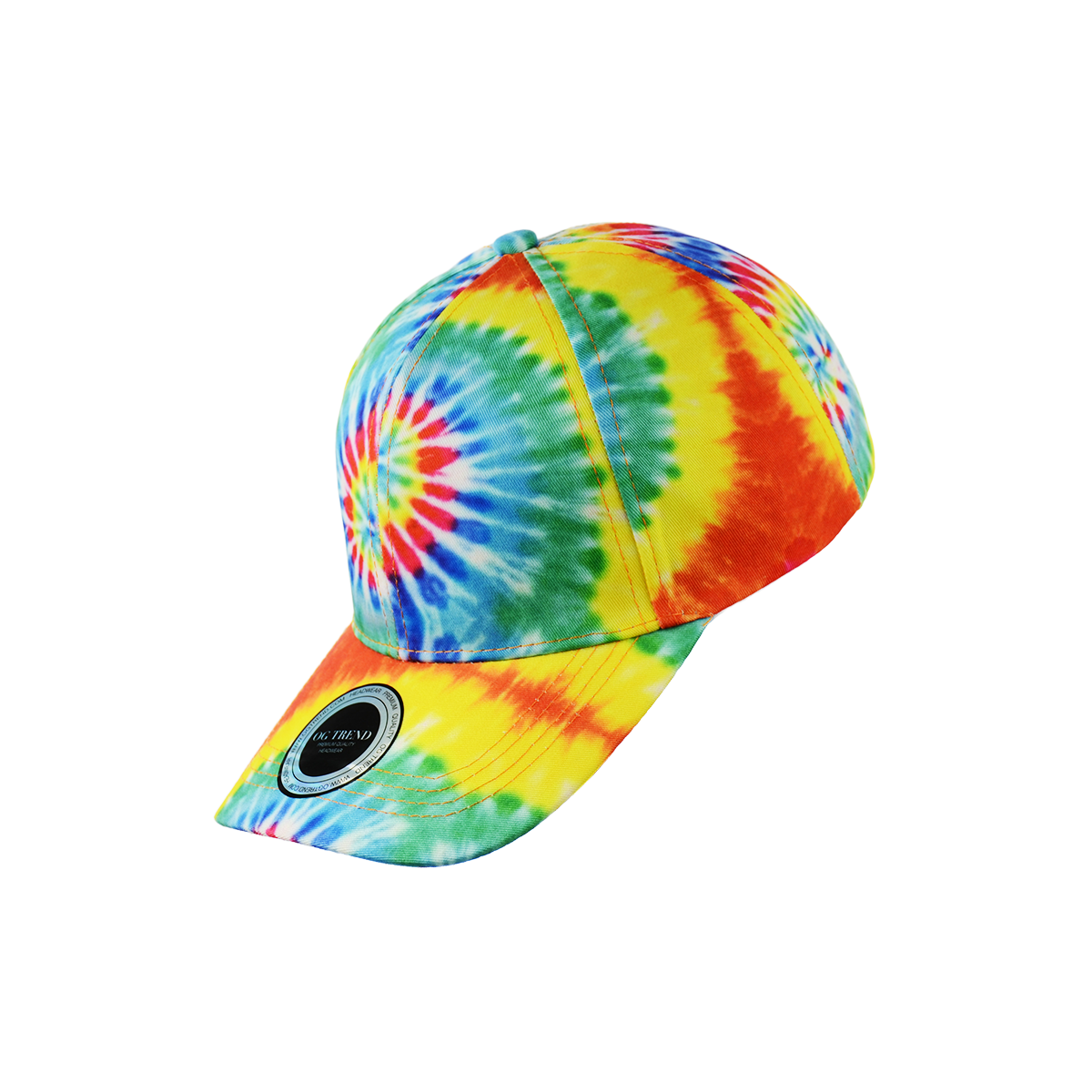 Tie-Dye Patterned Snapback Hat