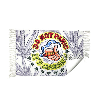 Organic Art Doormat: Don't Panic, It's Organic