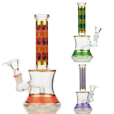 Compact 8-Inch Water Pipe with Unique Decal