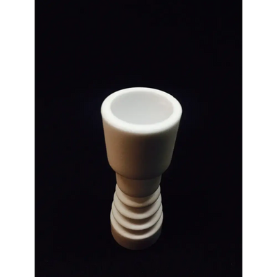Finest female ceramic nail 18mm white pepper mill dabbing accessory