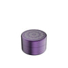 Purple metal grinder with floral design from Flower Mill’s Generation Standard collection