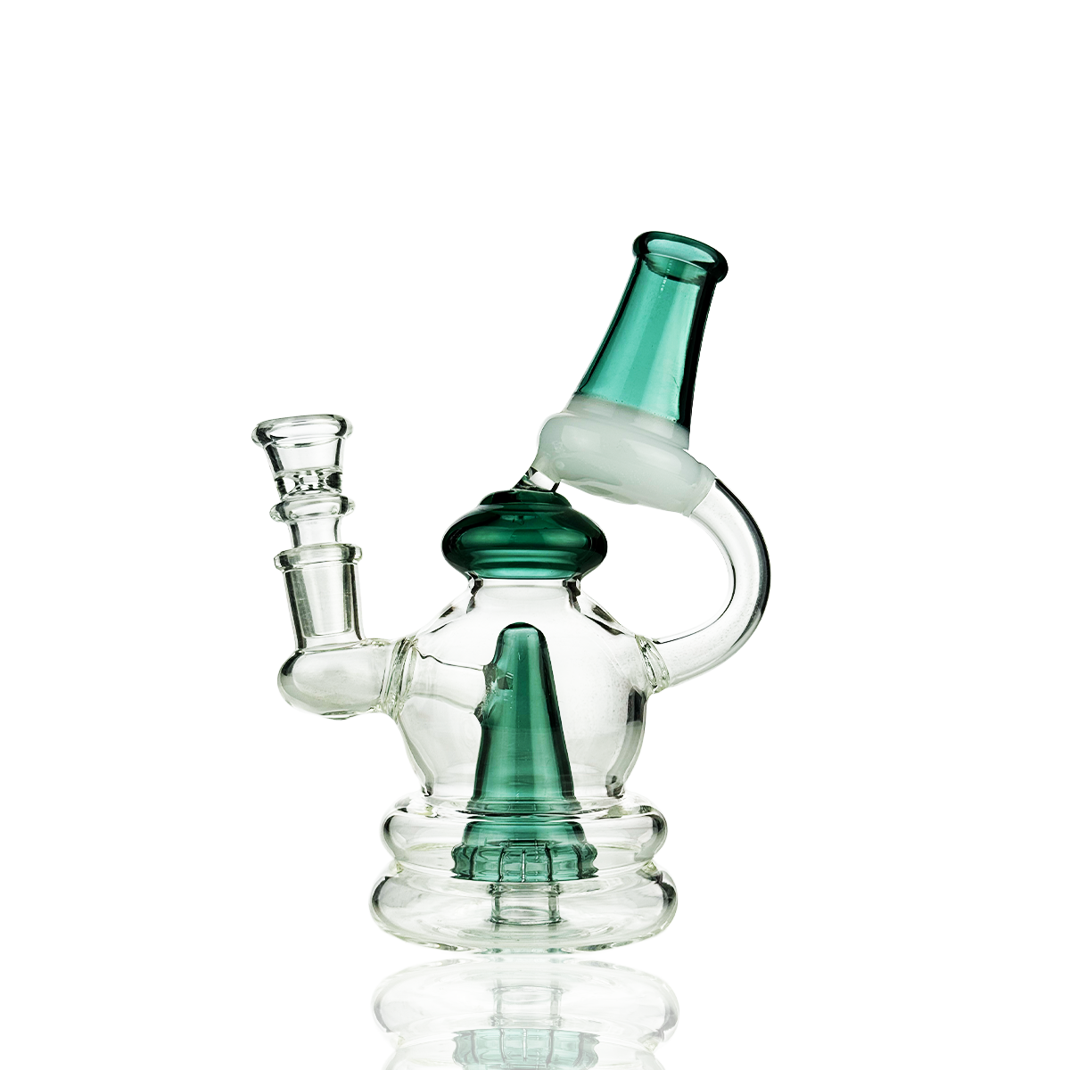 7-Inch Recycler Water Pipe with 14mm Bowl