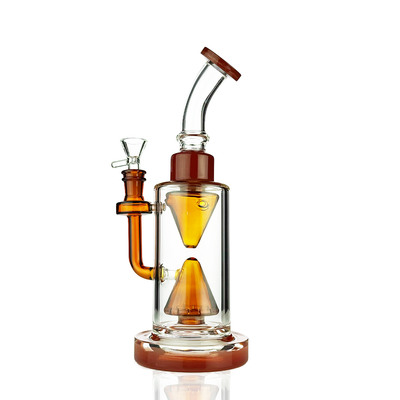Pyramid Shower Perc Water Pipe Rig - 10 Inch
