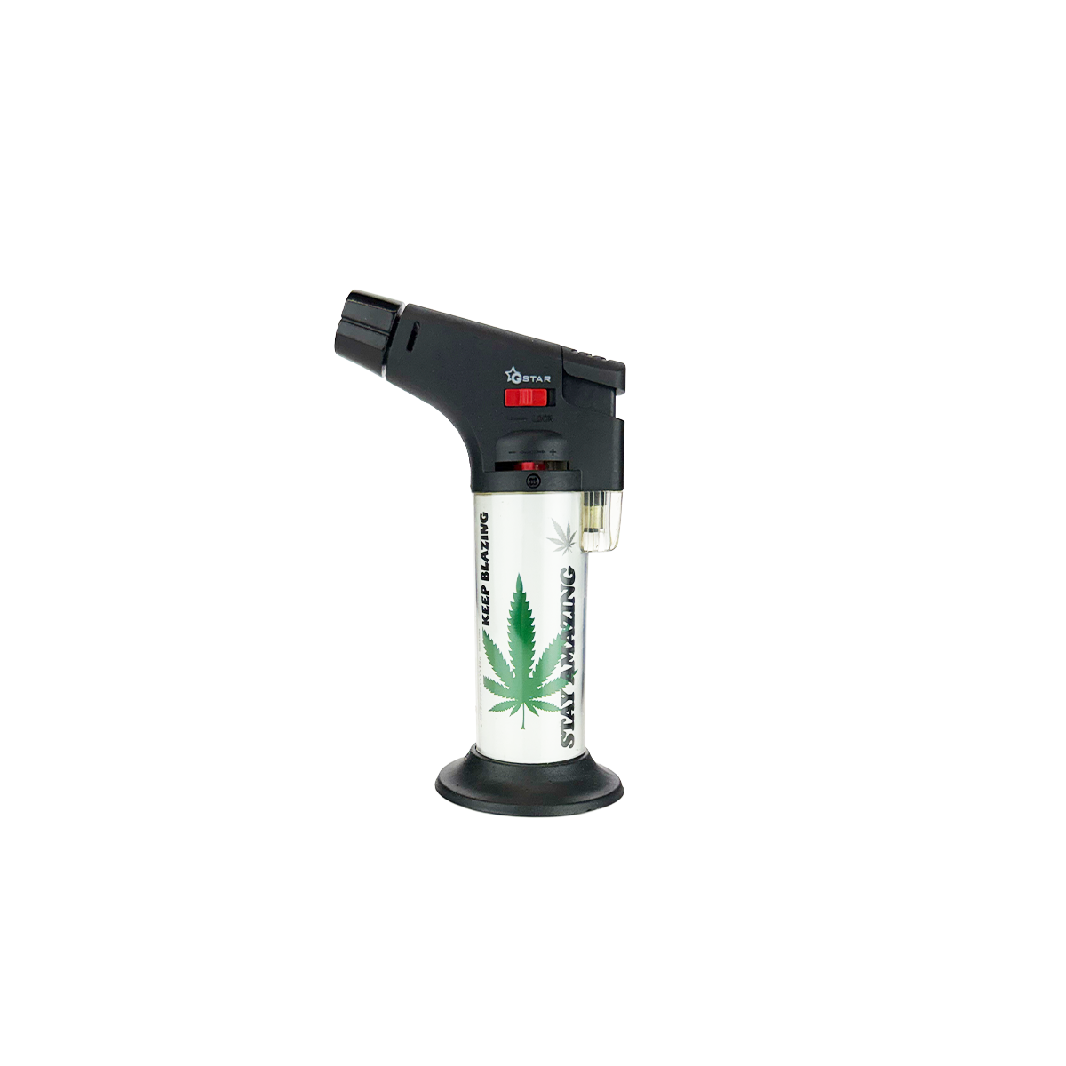 Botanical Leaf Print Table Torches - 12 Piece Set