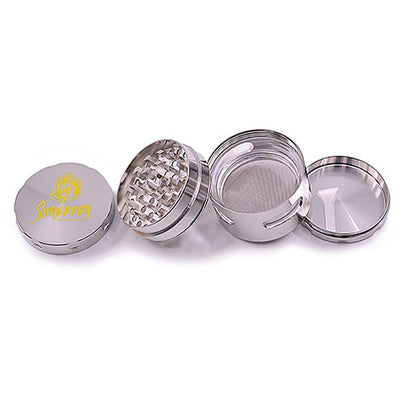 Premium Aluminum Dry Herb Grinder with Side Window