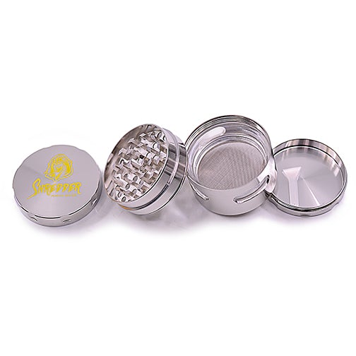 Premium Aluminum Dry Herb Grinder with Side Window