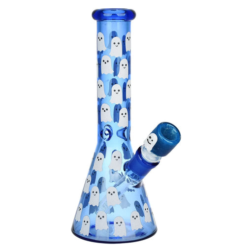 Ghostly Glow Beaker Water Pipe | 10’ | 14mm F On sale