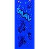 Bright Blue Vertical Banner With Cartoon Space Theme On Mav Glass 189mm Beaker Bong Display