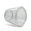 Clear glass chamber for Waxmaid Fountain water pipe, tapered design for optimal filtration