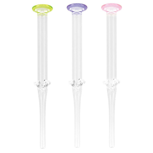 Glass Honey Dab Straw - 6.5’ / Colors Vary On sale