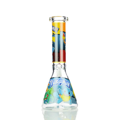 Glow in the Dark Pokémon Beaker Water Pipe 10 Inch with 14mm Bowl