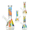 Glow in the Dark Pokémon Beaker Water Pipe with Rainbow Accents
