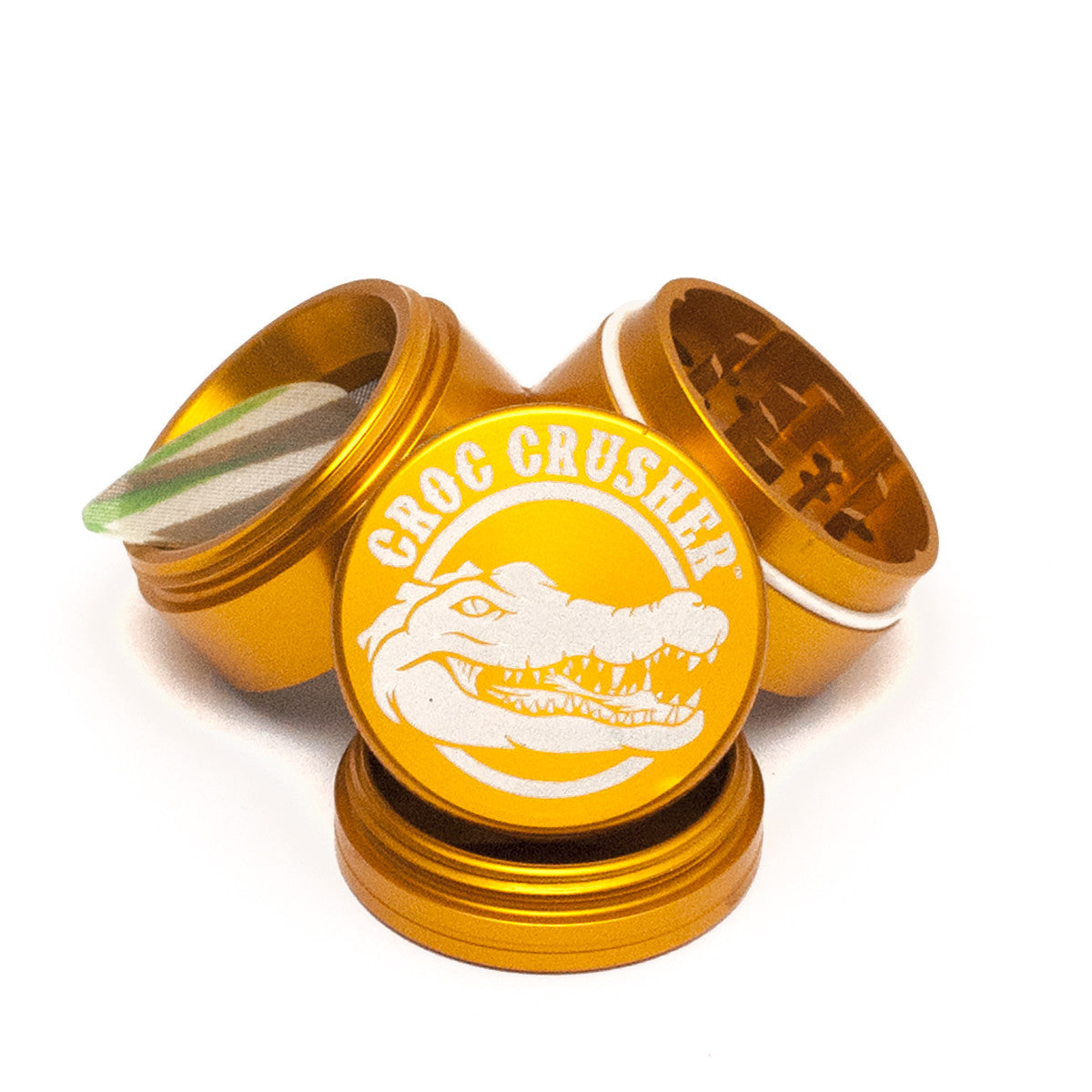 Croc Crusher 1.5" Aluminum Dry Herb Grinder