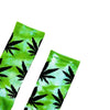 Green White Tie Dye Socks Fits All 70% Cotton 25% Spandex