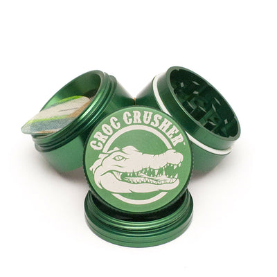 Croc Crusher 1.5" Aluminum Dry Herb Grinder