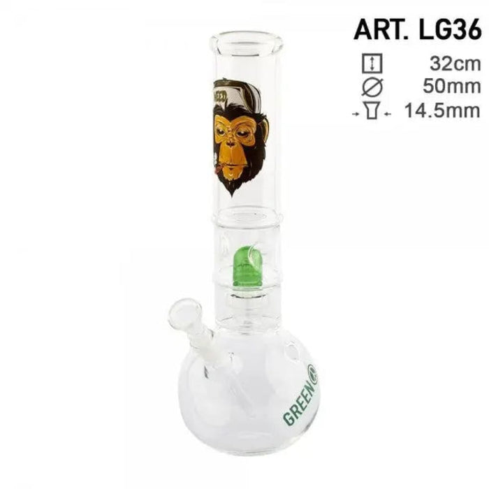 Greenline | 12.5 Round Glass Water Pipe W/ Dome Perc On sale