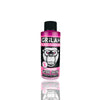 Pink Bottle Of Grilah Pink Edition 4oz Glass Cleaner Featuring a Gorilla Mascot On The Label