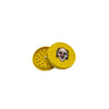 Yellow grinder with clown face design - Eco-friendly Grinder Biodegradable