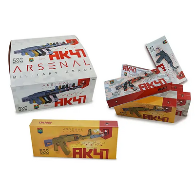 Gun shape electric nectar collector kit with AK-47 toy rifle box