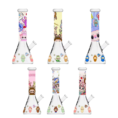 Labubu Beaker Glow Water Pipe - 10 Inch