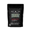 Black Packaging Pouch For Habit Brand Apple Slaps Hybrid Strain Thca Flower Product