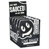 Sauce’d Thca Disposable Vape Box With ’live Sauce’ Cannabis Concentrate Packages Displayed