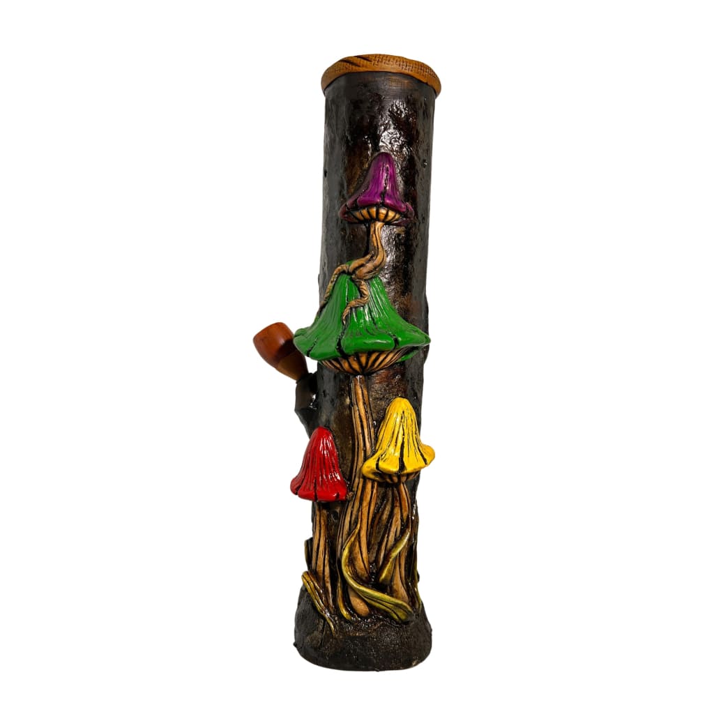 Hand Carved Wooden Bong Crafted by Native Artists