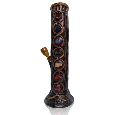 Hand Carved Wooden Bong Crafted by Native Artists