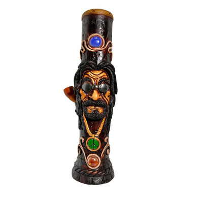 Hand Carved Wooden Bong Crafted by Native Artists