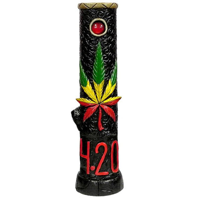 Hand Carved Wooden Bong Crafted by Native Artists