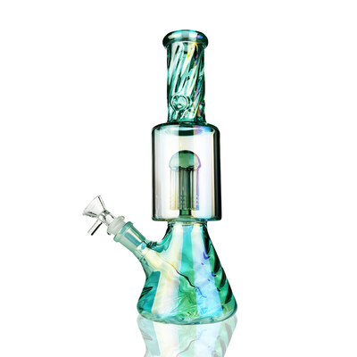 11" Electroplated Tree Perc Beaker Water Pipe
