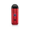 Portable Herby Dry Herb Vaporizer With Red Design, Perforated Top, And Lit Button