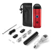 Red Herby Dry Herb Vaporizer With Accessories And Carry Case, Perfect For On-the-go Use