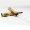 American Hardwood Mini Vapor Straw with Replaceable Quartz Tips and a Crochet Hook Design