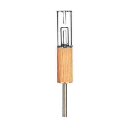 Honey Labs Honeydabber with Wooden-Handled Corkscrew and Glass Bubbler Attachment
