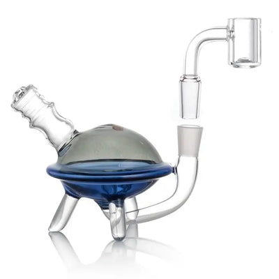 Colorful Hybird Ufo Rig Dab Piece with Glass UFO Dab Rig and Banger