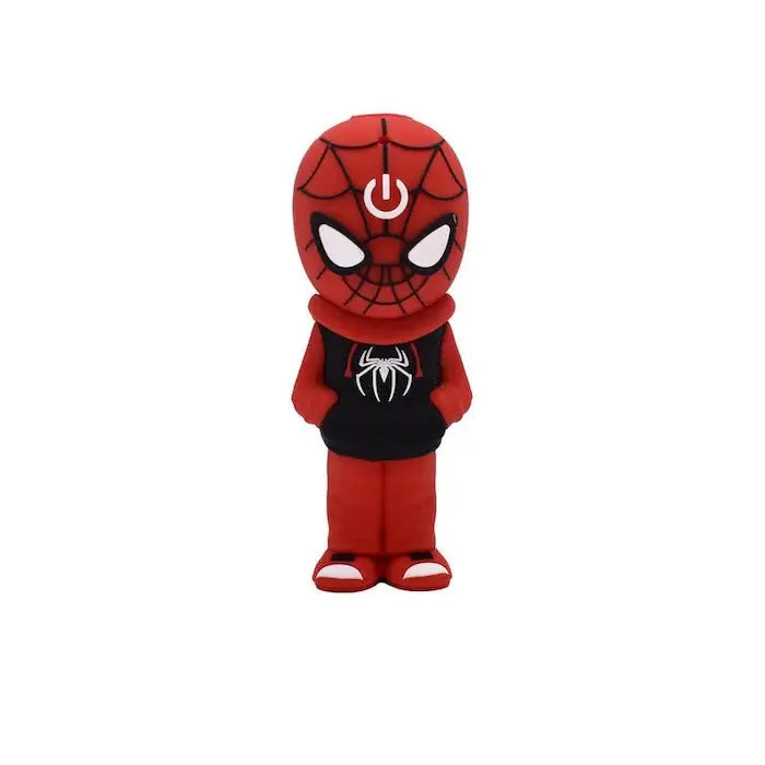 Red Spiderman-themed USB drive for Iconic Spider Cartridge Vape Battery Charger with rapid draws