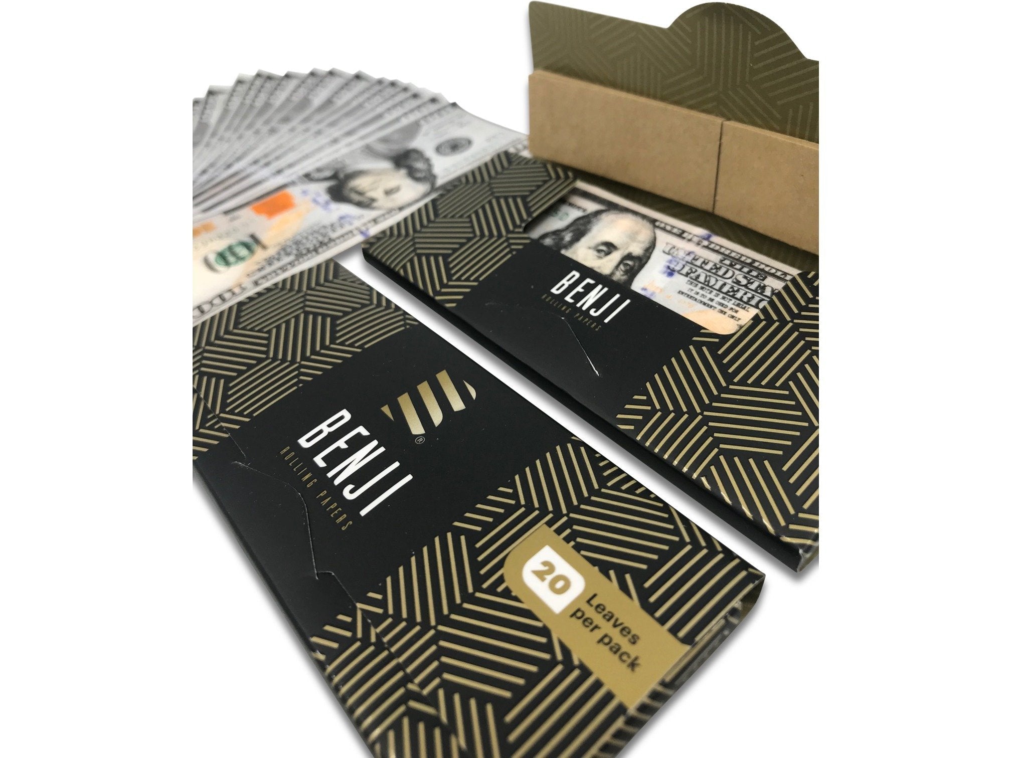 Benji Luxury Hundred Dollar Bill Rolling Papers