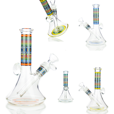 8-inch Diamond Beaker Water Pipe with 14mm Bowl