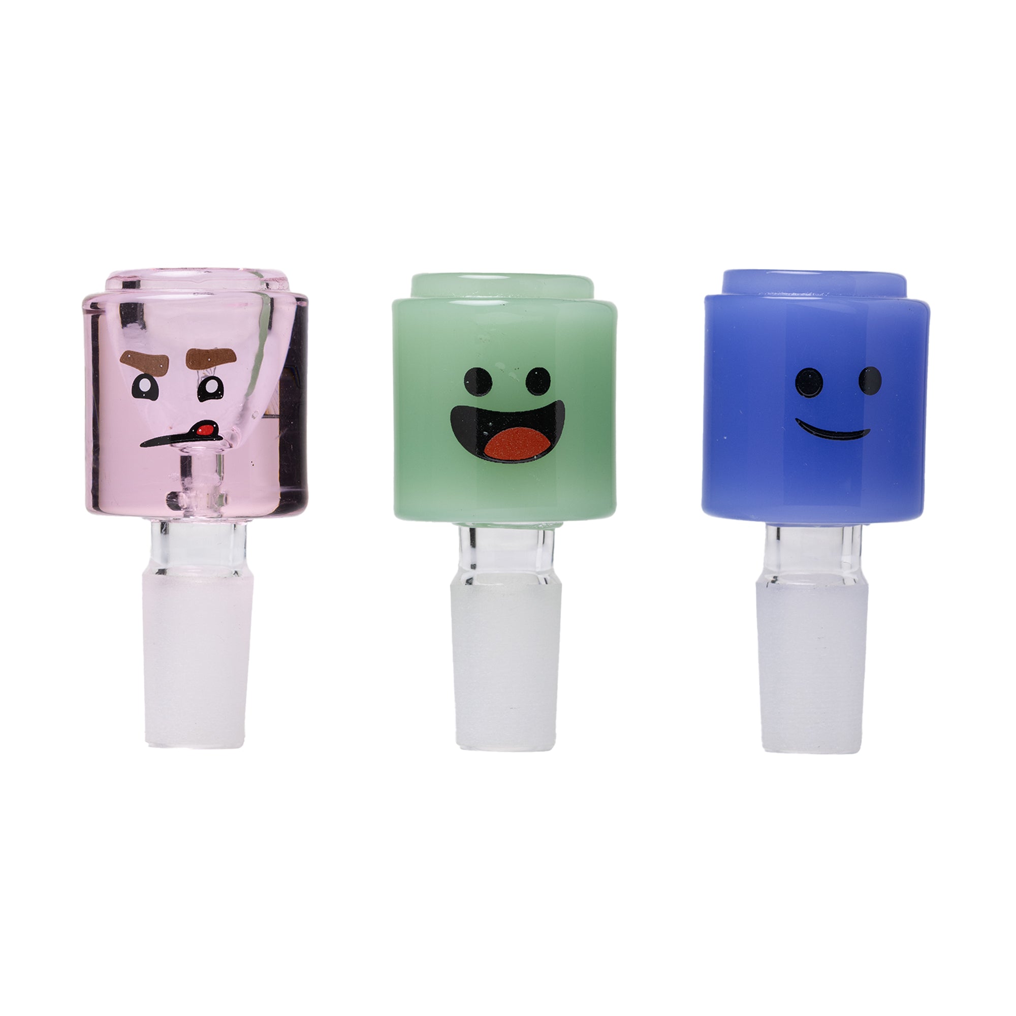 Playful Glass Bowls for 14mm Water Pipes