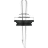 Ispire Daab Glass Bottle Pourer With Black Stopper, Ideal Replacement Carb Cap For Daab Water Chamber