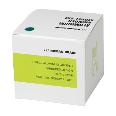 Ergonomic 2.5 Inch Human Grade Dry Herb Grinder