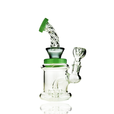 7-Inch Compact Twist Neck Water Pipe