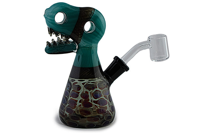 Striking Dichro Glass Dino Head Dab Rig