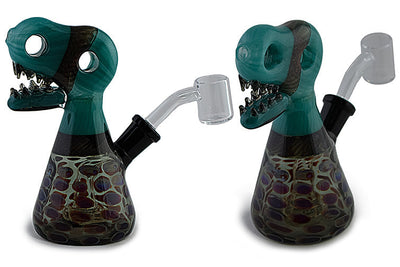 Striking Dichro Glass Dino Head Dab Rig