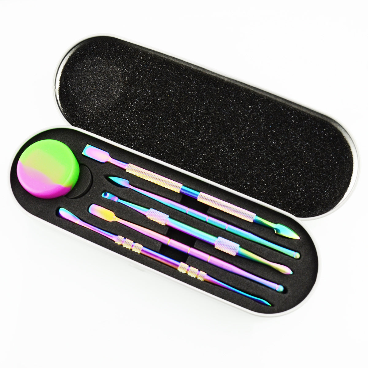 Vibrant Rainbow Metal Dabber Tool Set