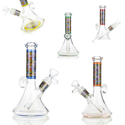 Diamond Beaker Water Pipe - 7 Inch with 14mm Bowl