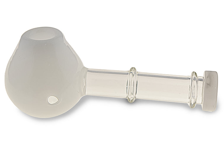 Compact Glass Herbal Pipe with Built-in Screen